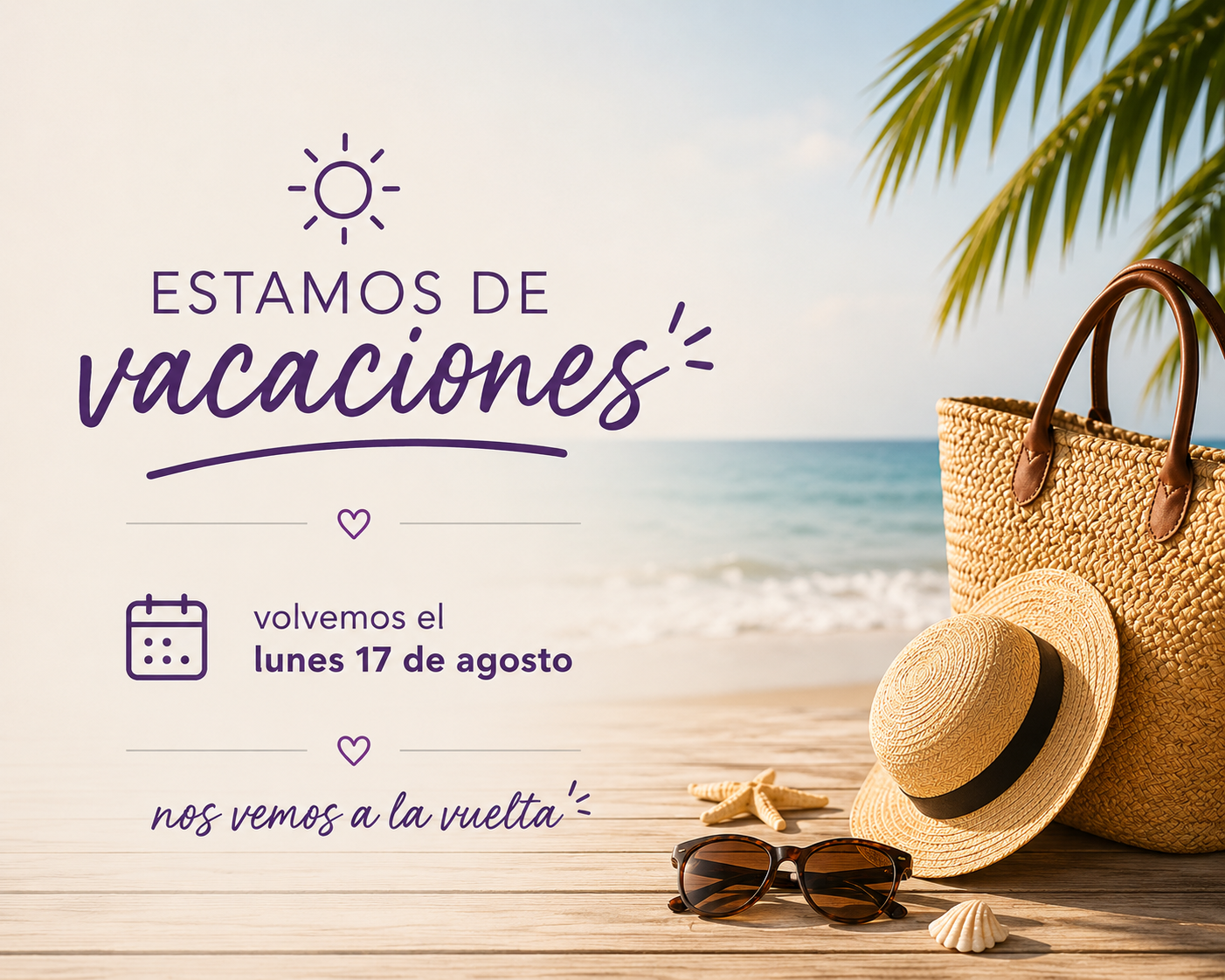 ð️ Nos vamos de vacaciones